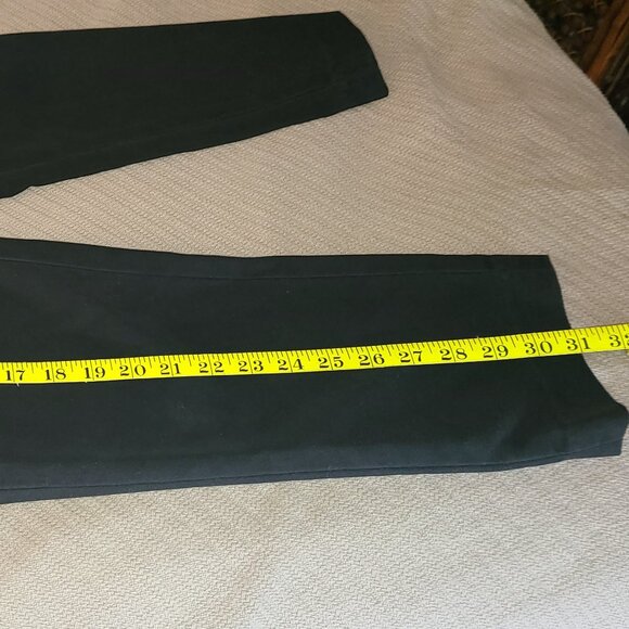 ANN TAYLOR LOFT MARISA CROPPED BLACK COLOR CAPRI PANTS - SIZE 4 - Picture 10 of 17